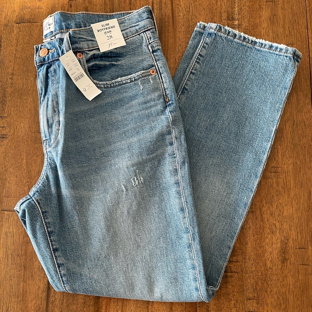 NWT - J.Crew Slim Boyfriend Women’s Jeans - 28